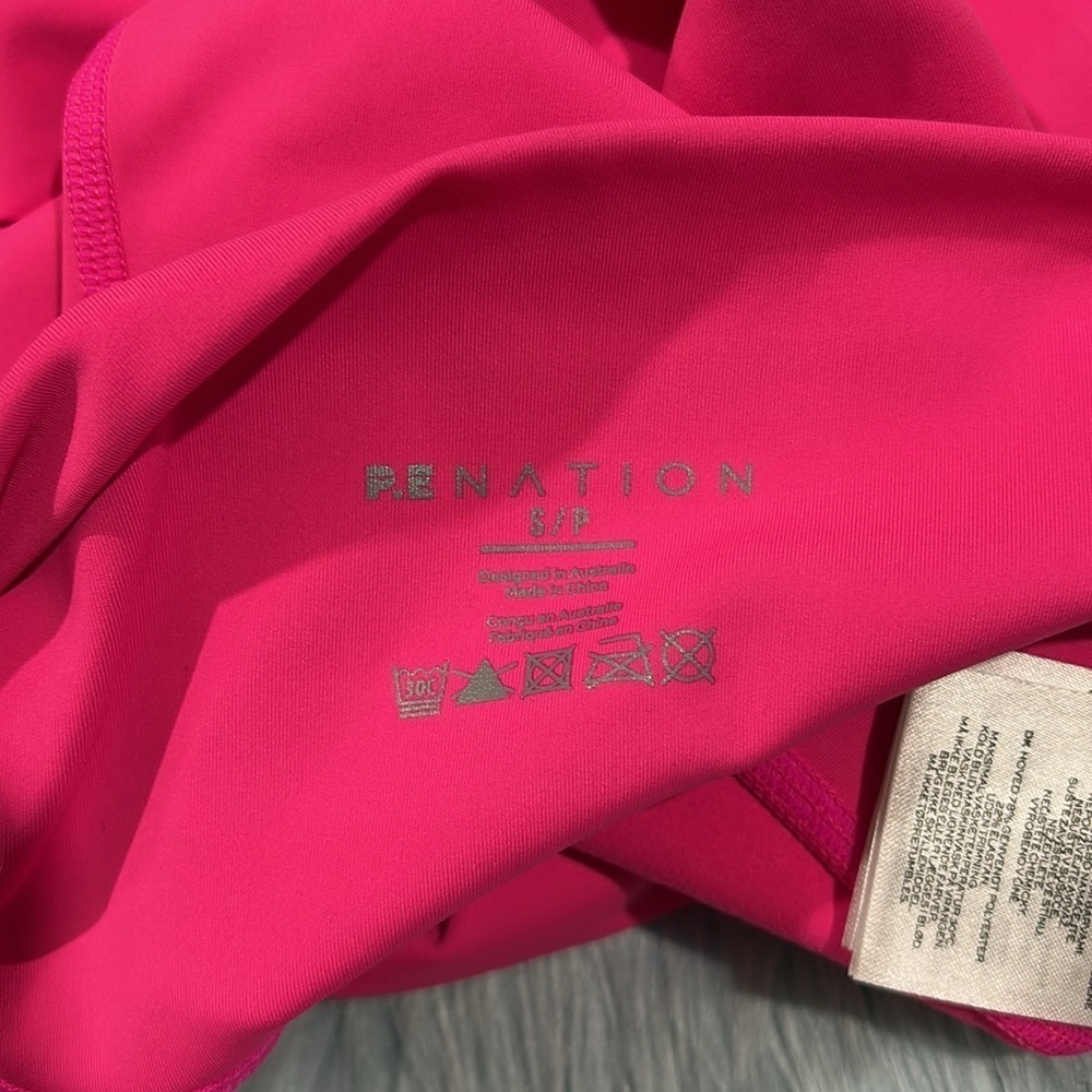 P.E NATION AMPLIFY High Rise LEGGING Pink Glo - Picture 4 of 10